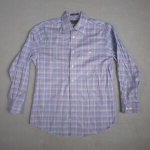 ORVIS Signature Collection Mens Plaid Button Down Shirt Long Sleeve Size M